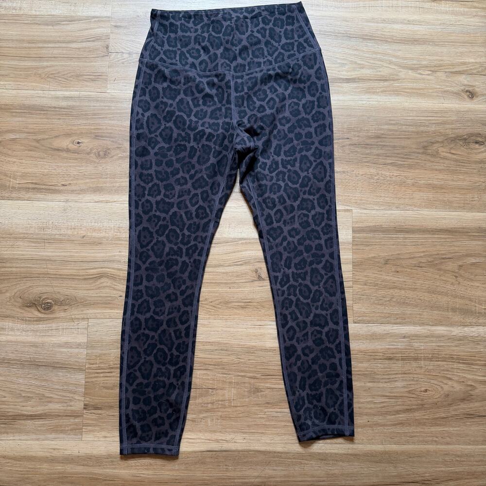 Move Theology Leopard Print High-Waisted 7/8 Leggings Size M